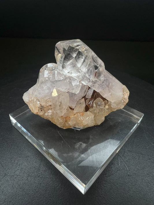 Elestial Clear Quartz/ Amethyst Sceptre Cluster from Madagascar Collectors Piece Statement Piece Home Decor