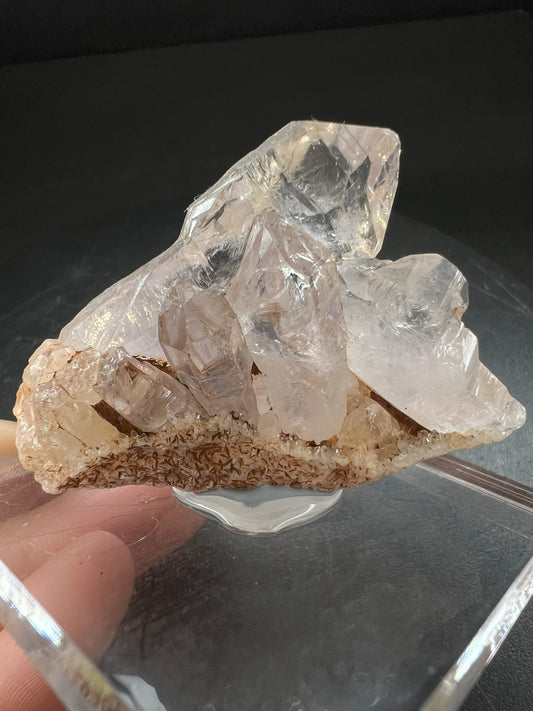 Elestial Clear Quartz/ Amethyst Sceptre Cluster from Madagascar Collectors Piece Statement Piece Home Decor