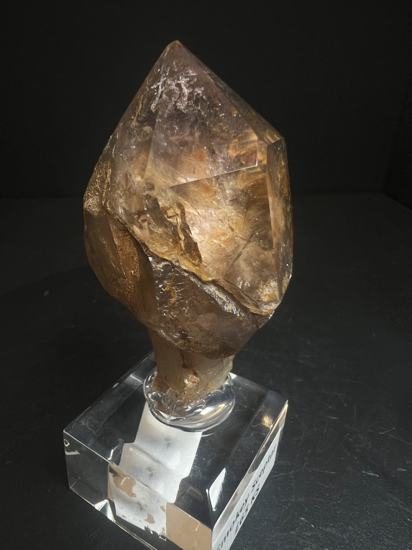 Rare Natural Exceptional Elestial Smokey Sceptre from Madagascar Collectors Piece Statement Piece Home decor