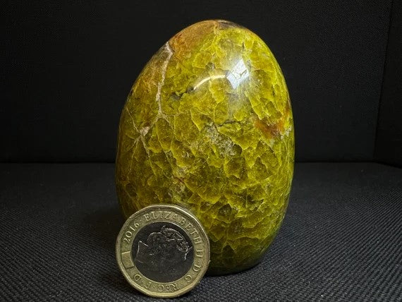 Polished Green Opal Freeform- Home Decor, Statement Piece Active