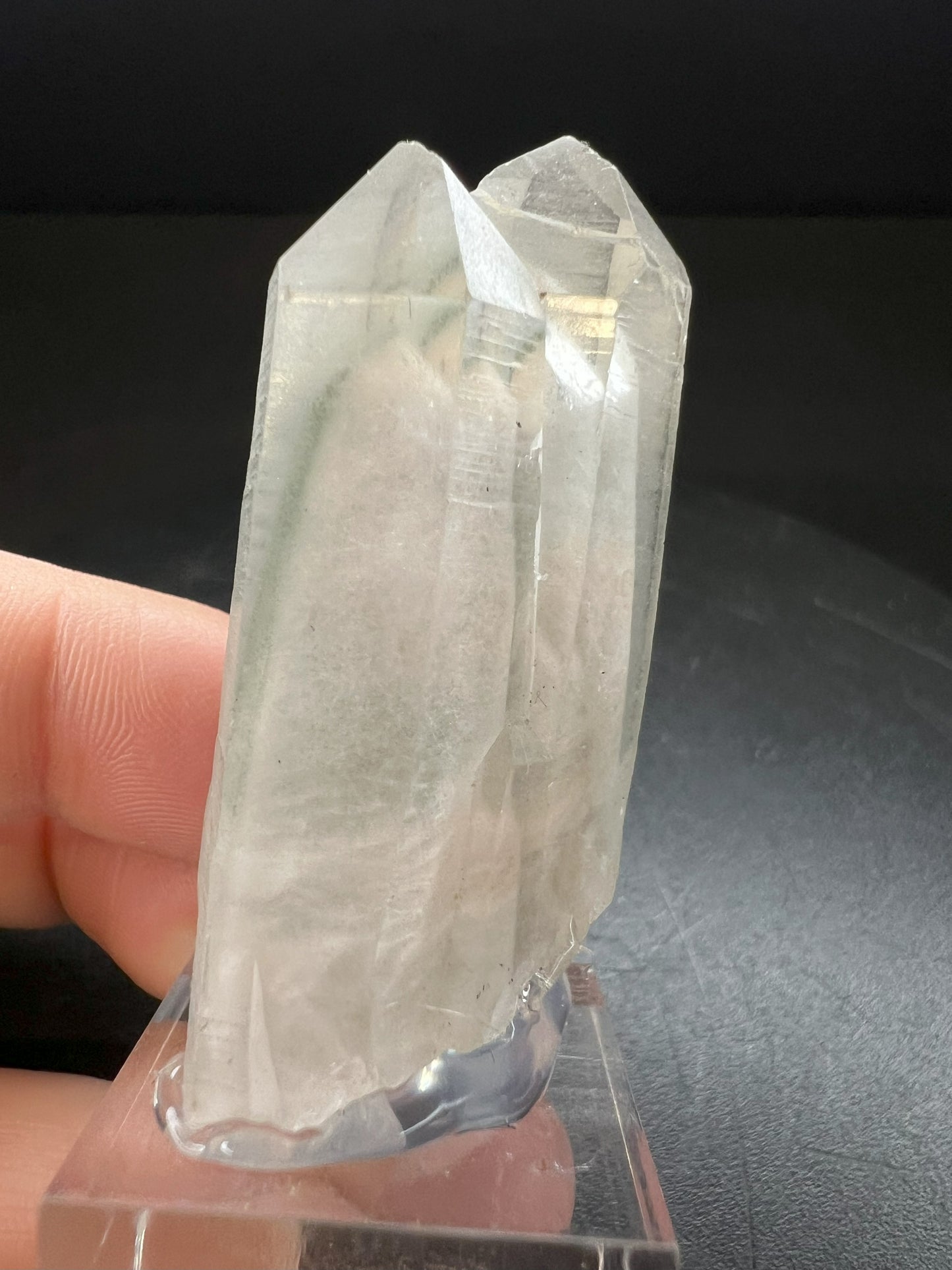Phantom Twin Chlorite Quartz- collectors piece