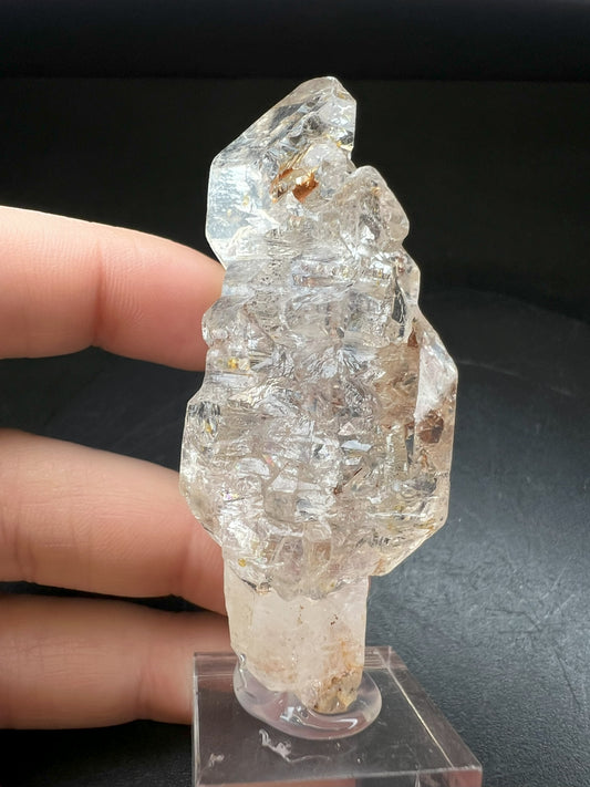 Elestial Clear Quartz Sceptre from Madagascar Collectors Piece Statement Piece Home Decor