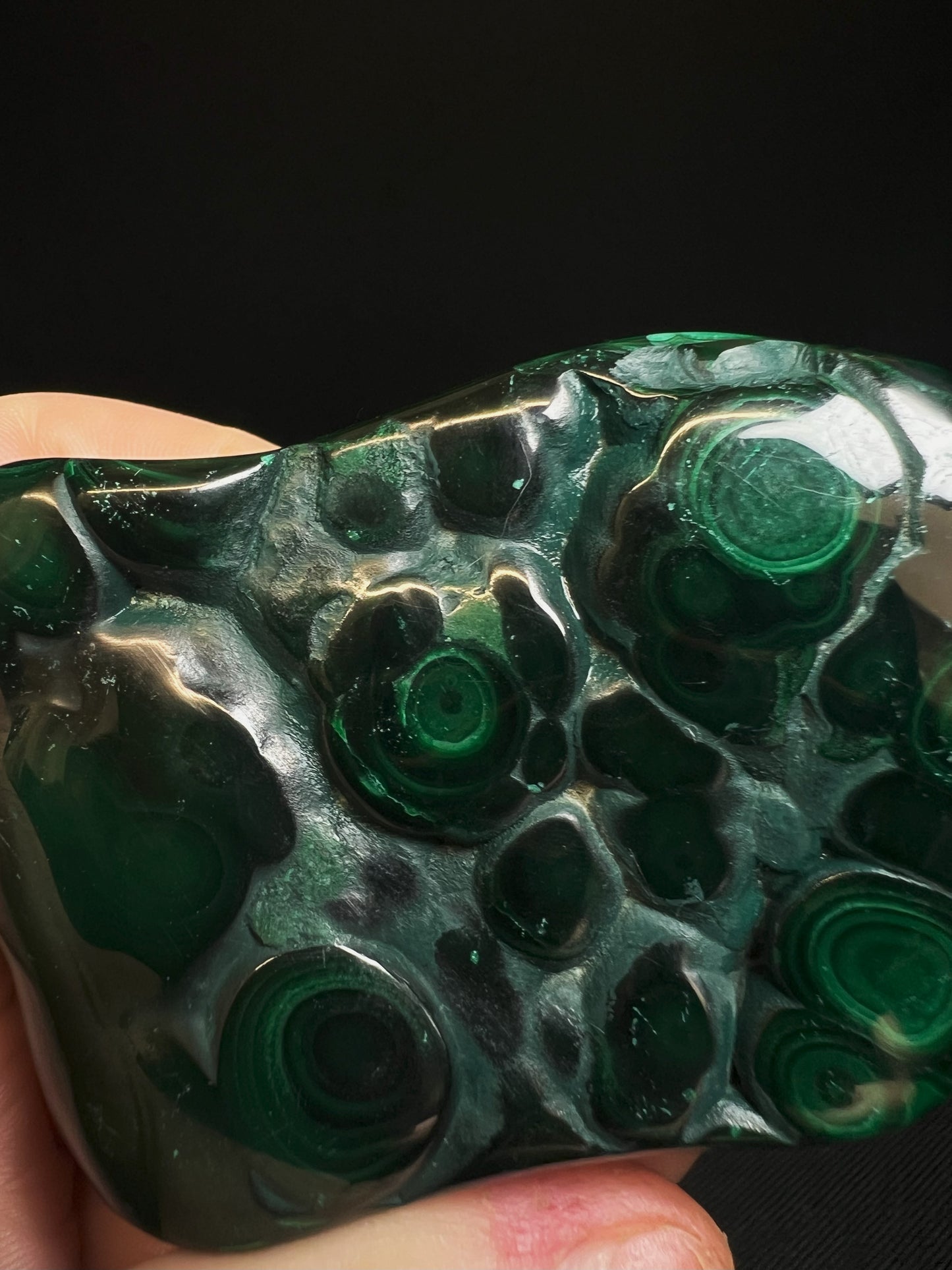Polished Malachite Crystal- Crystal Healing, Home Decor, Gift
