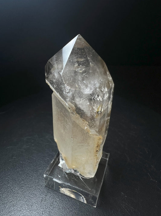 Rare Natural Exceptional Elestial Clear Quartz Sceptre from Madagascar Collectors Piece Statement Piece Home Decor