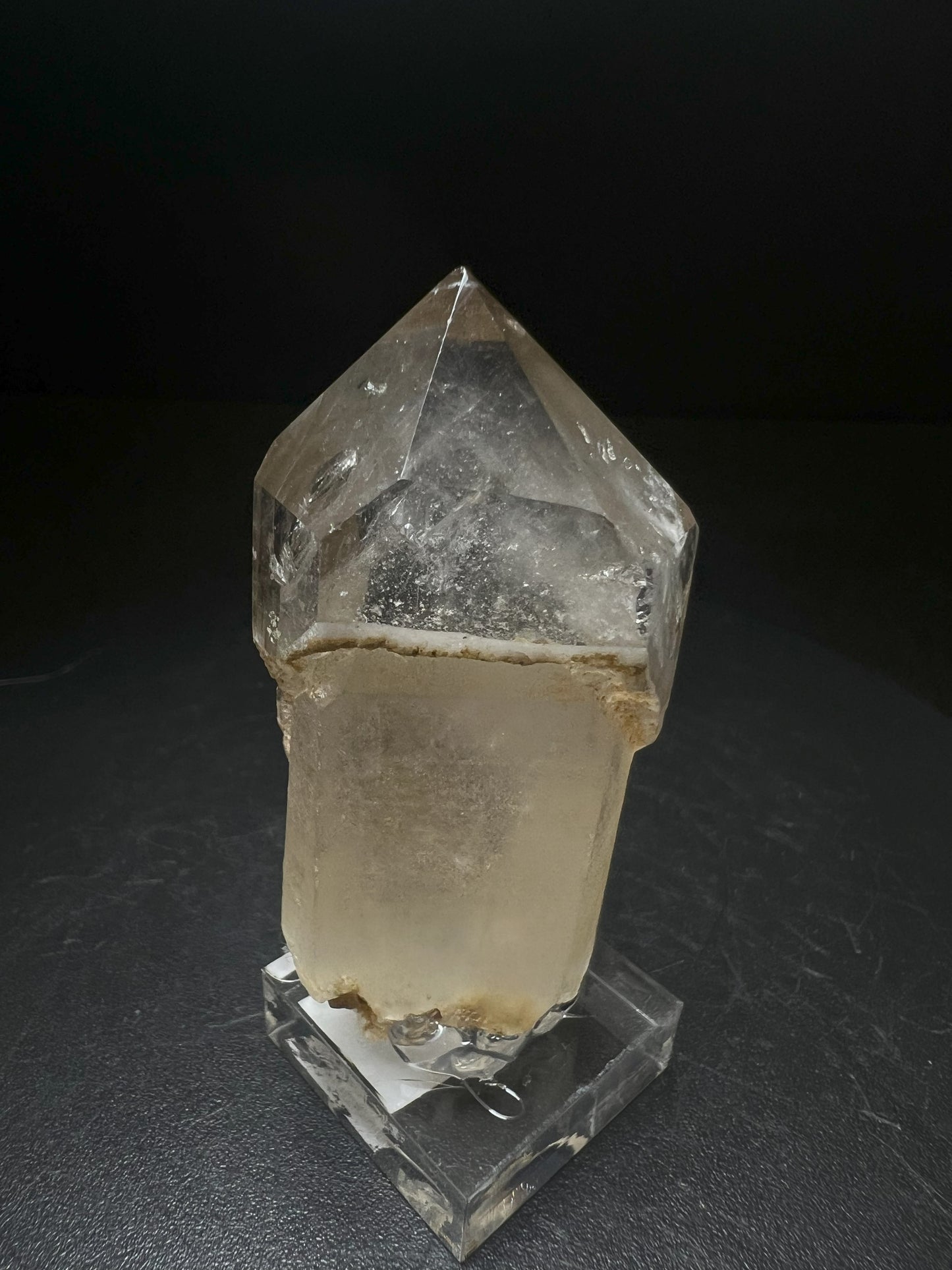 Rare Natural Exceptional Elestial Clear Quartz Sceptre from Madagascar Collectors Piece Statement Piece Home Decor