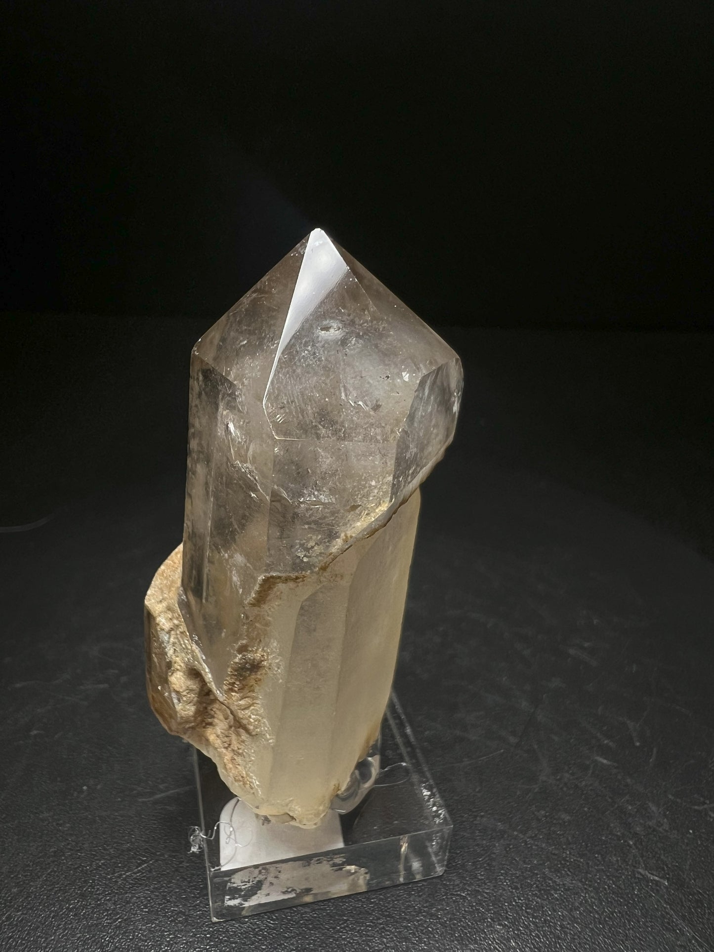 Rare Natural Exceptional Elestial Clear Quartz Sceptre from Madagascar Collectors Piece Statement Piece Home Decor