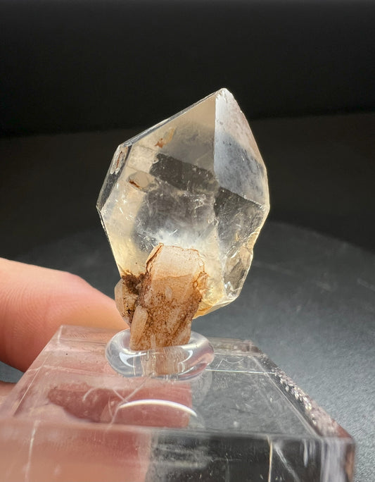 Elestial Clear Quartz Sceptre from Madagascar Collectors Piece Statement Piece Home Decor