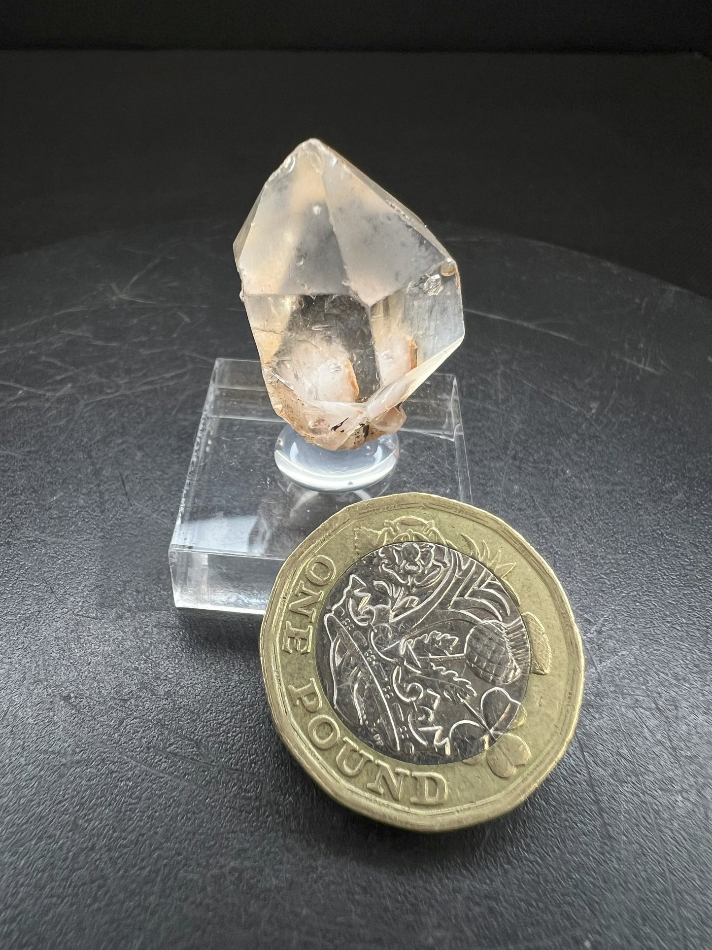 Elestial Clear Quartz Sceptre from Madagascar Collectors Piece Statement Piece Home Decor