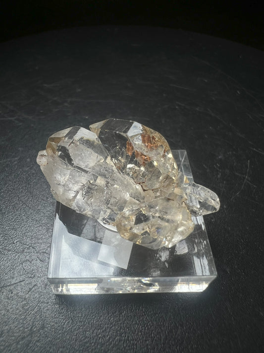 Rare Natural Exceptional Clear Elestial Cluster from Madagascar Collectors Piece Statement Piece Home Decor
