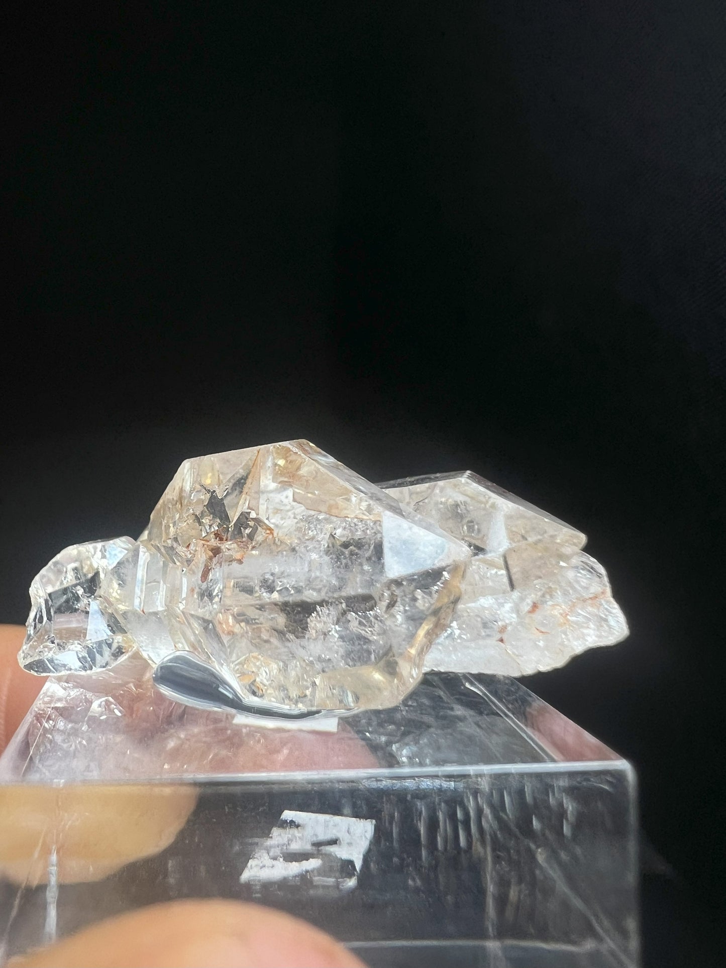 Rare Natural Exceptional Clear Elestial Cluster from Madagascar Collectors Piece Statement Piece Home Decor