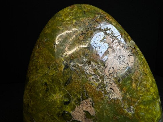 Polished Green Opal Freeform- Home Decor, Statement Piece Active