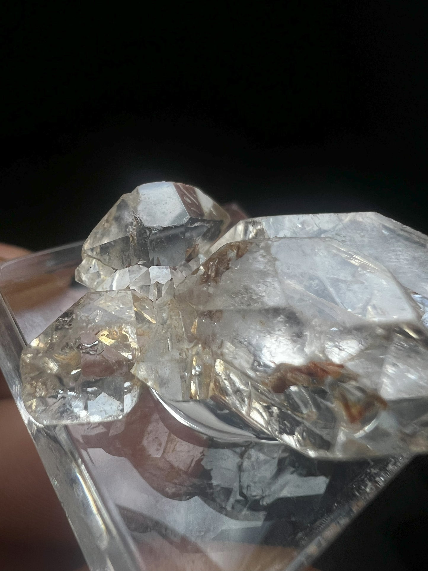 Rare Natural Exceptional Clear Elestial Cluster from Madagascar Collectors Piece Statement Piece Home Decor