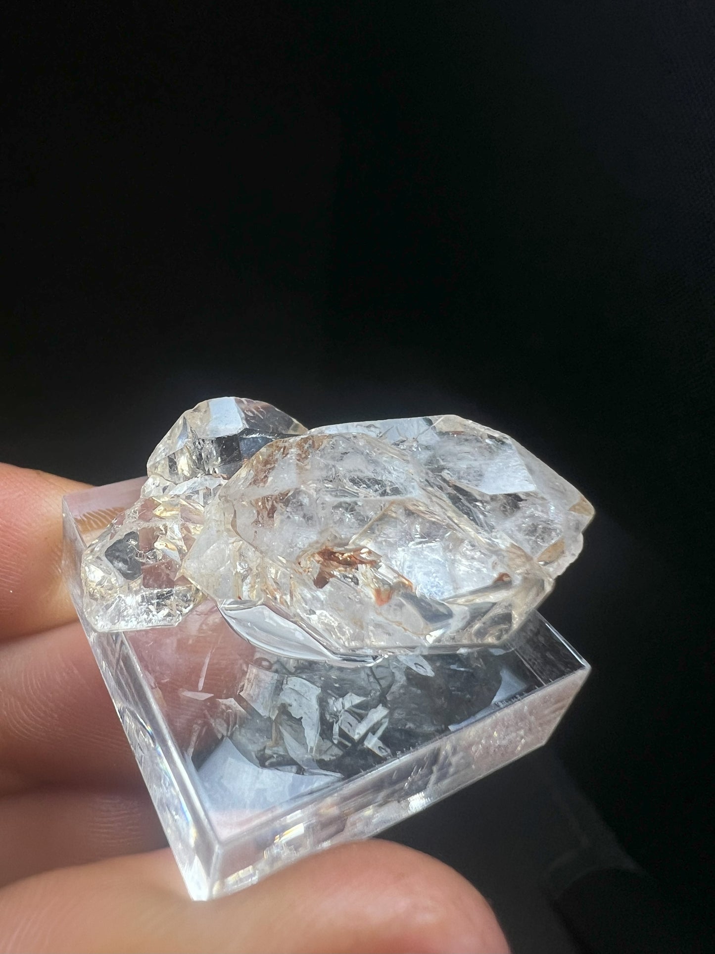 Rare Natural Exceptional Clear Elestial Cluster from Madagascar Collectors Piece Statement Piece Home Decor