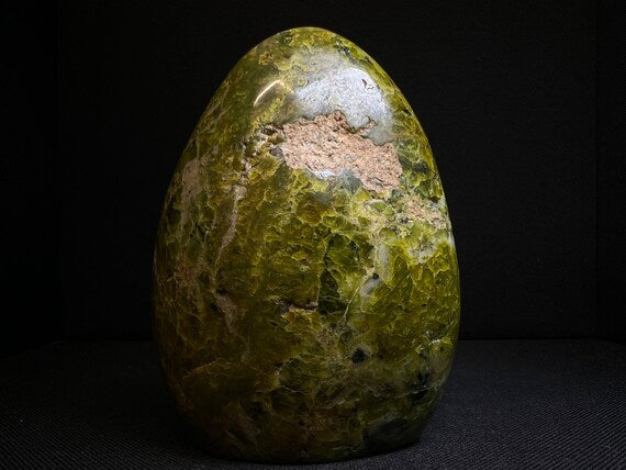 Polished Green Opal Freeform- Home Decor, Statement Piece Active