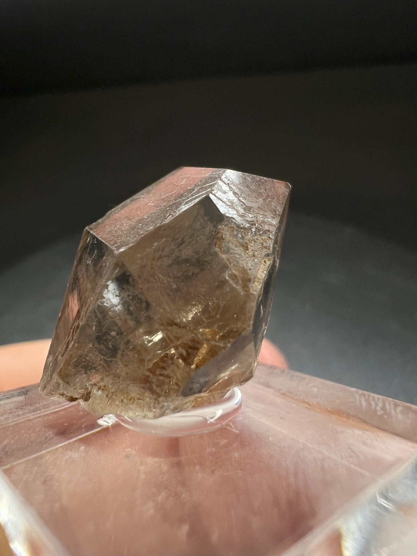 Double Terminated Elestial Smoky Quartz from Madagascar Collectors Piece Statement Piece Home Decor