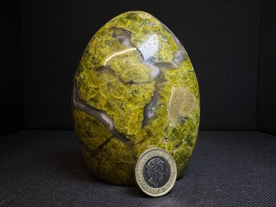 Polished Green Opal Freeform- Home Decor, Statement Piece Active