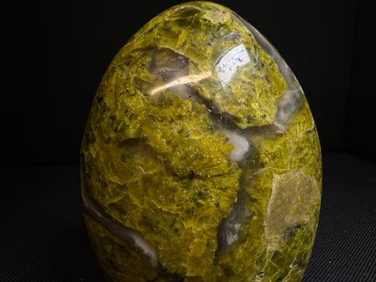 Polished Green Opal Freeform- Home Decor, Statement Piece Active