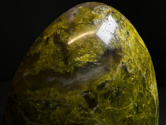 Polished Green Opal Freeform- Home Decor, Statement Piece Active