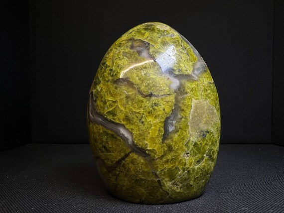 Polished Green Opal Freeform- Home Decor, Statement Piece Active