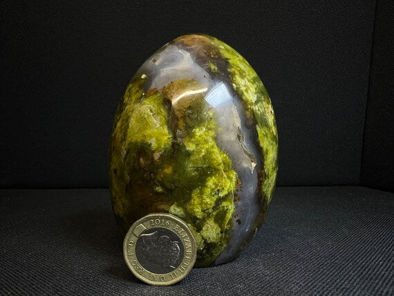 Polished Green Opal Freeform- Home Decor, Statement Piece Active