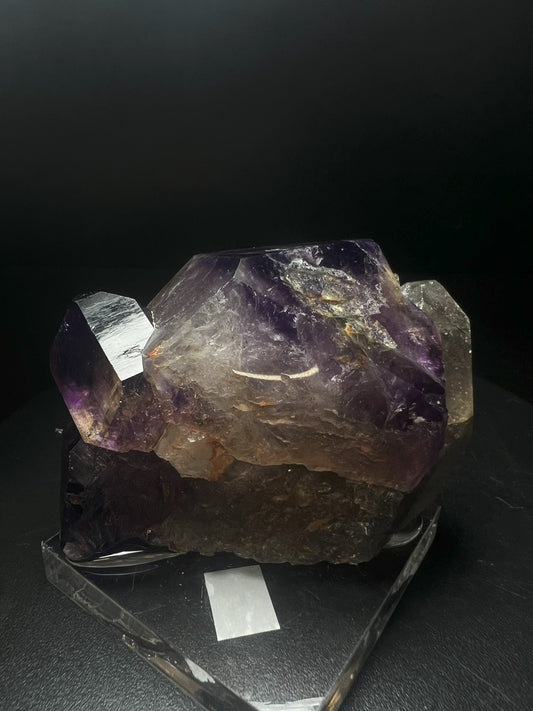 Rare Natural Elestial Amethyst Cluster from Madagascar Collectors Piece
