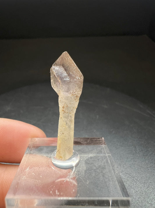 Elestial Amethyst/Smoky Quartz Sceptre from Madagascar Collectors Piece Statement Piece Home Decor