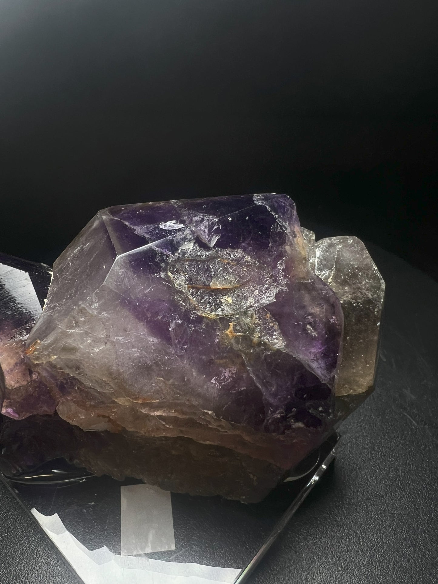 Rare Natural Elestial Amethyst Cluster from Madagascar Collectors Piece