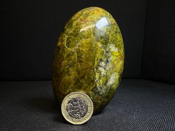 Polished Green Opal Freeform- Home Decor, Statement Piece Active