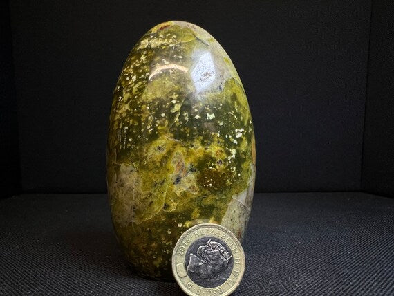 Polished Green Opal Freeform- Home Decor, Statement Piece Active
