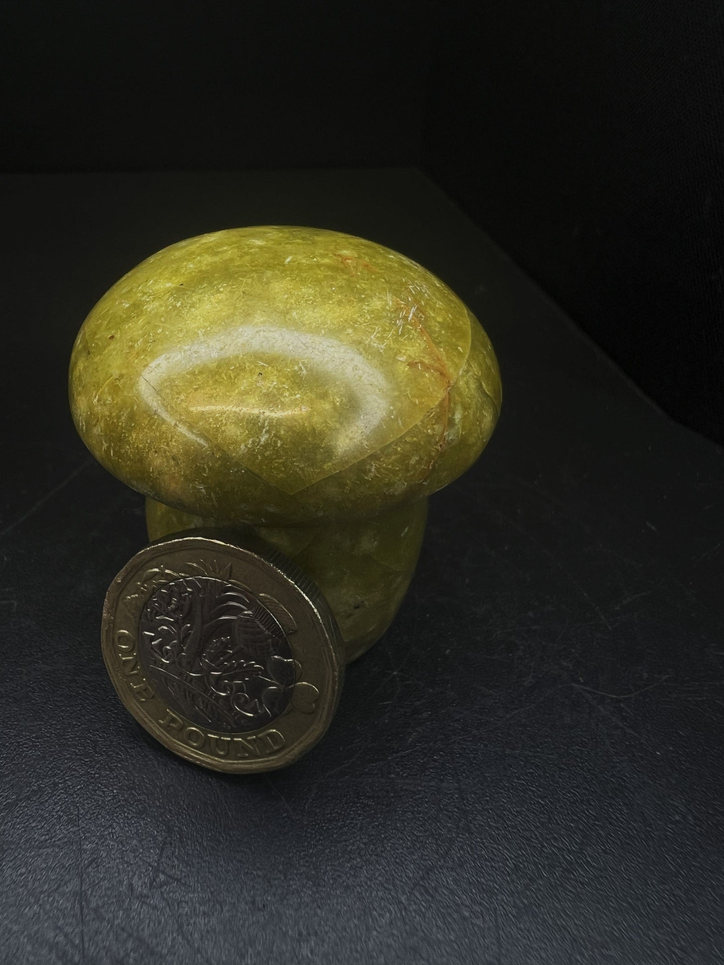 Polished Green Opal Mushroom From Madagascar- Home Decor, Gift