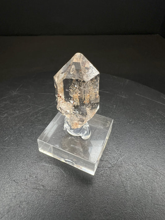 Elestial Clear Quartz with Petrol Inclusions Sceptre from Madagascar Collectors Piece Statement Piece Home Decor