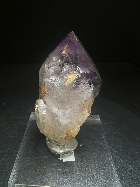 Rare Natural Exceptional Elestial Amethyst Sceptre from Madagascar Collectors Piece Statement Piece Home decor