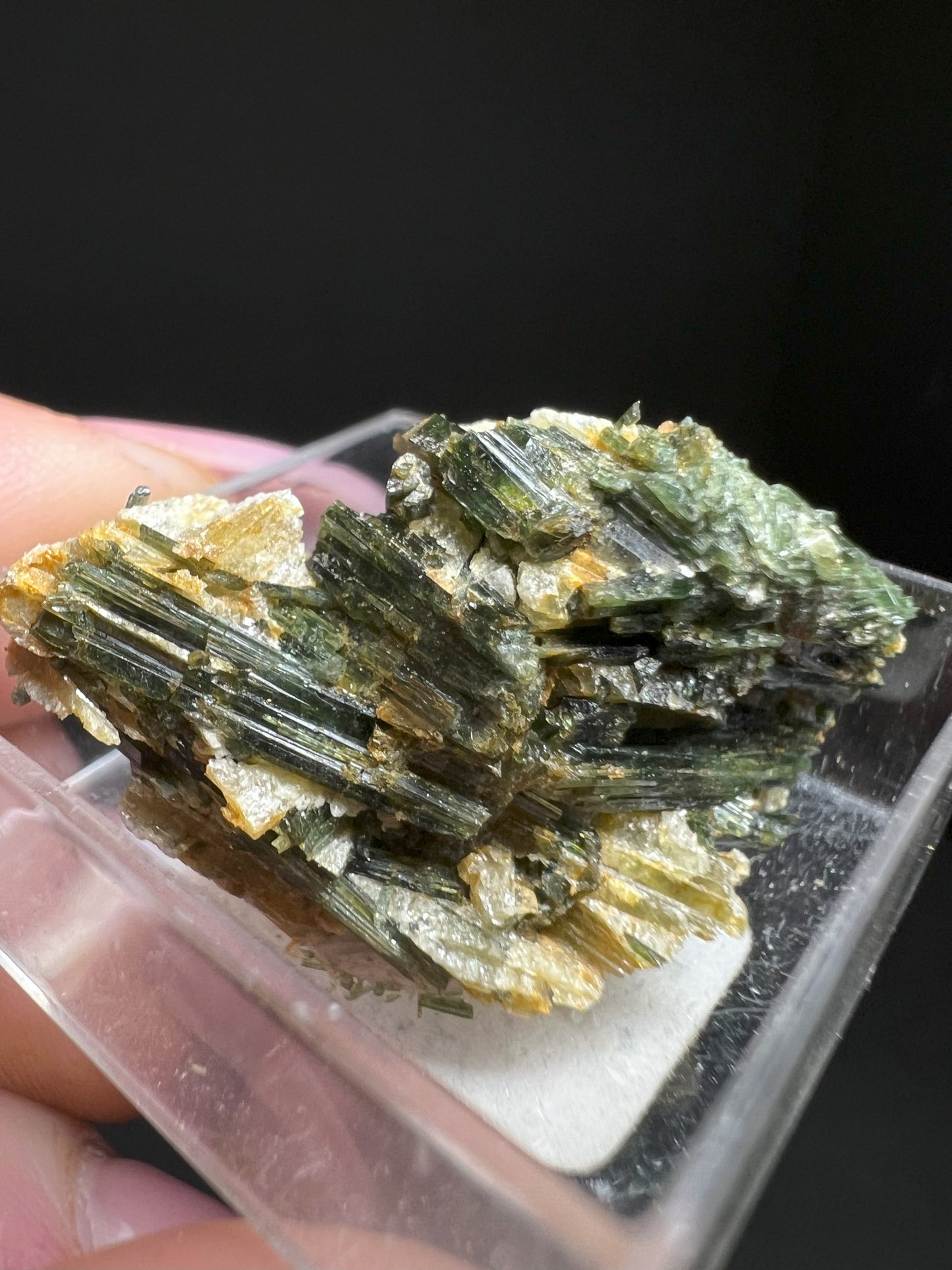 Actinolite On Tale From Lovitzalm, Tyrol, Austria- collectors piece, gift