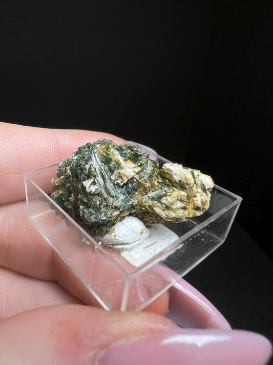 Actinolite On Tale From Lovitzalm, Tyrol, Austria- collectors piece, gift