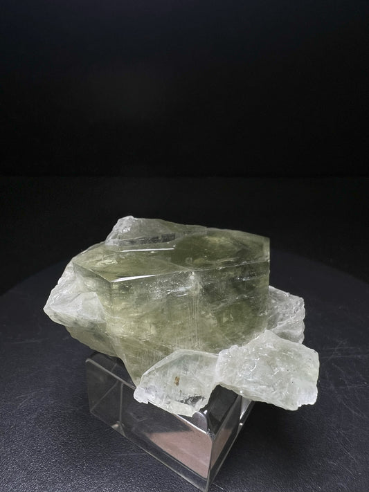 Perfect Formation, Gem Quality Green Apatite From Panasqueira Mine, Portugal (Stand Included)