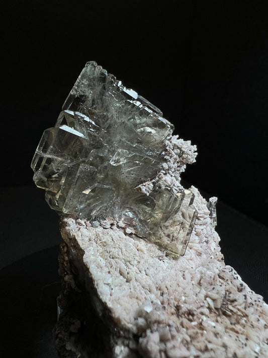 Barite Formation On Matrix From Peru (Stand Included)