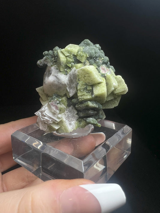 Calcite With Duftite From Tsumeb Mine, Oshikoto, Namibia- Collector Piece, Home Décor