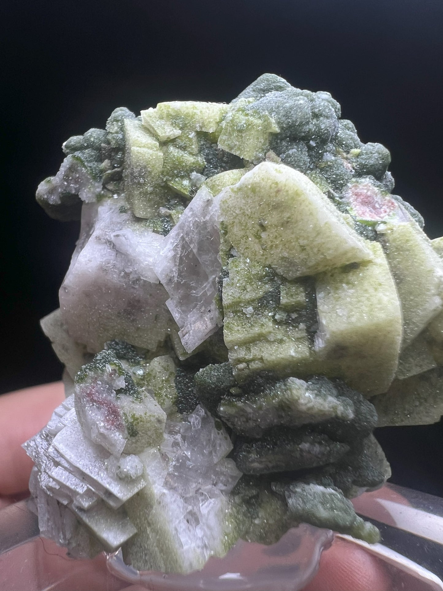 Calcite With Duftite From Tsumeb Mine, Oshikoto, Namibia- Collector Piece, Home Décor