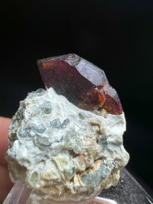 Clinohumite From Jikhan, Koksha Valley, Badakhshan Province, Afghanistan- collectors piece, home décor, gemstone, crystal