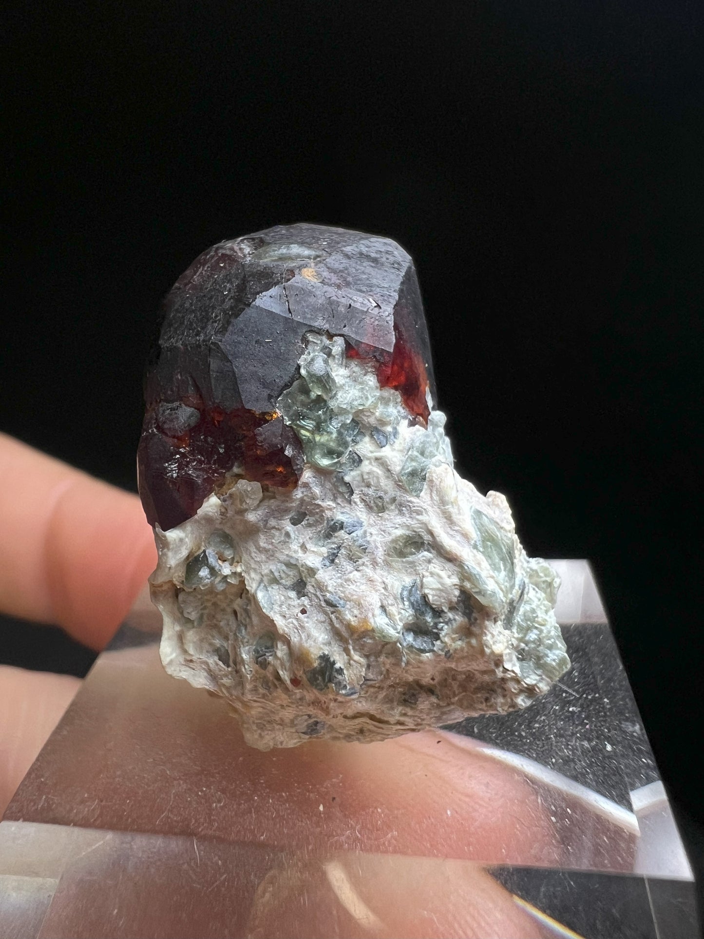 Clinohumite From Jikhan, Koksha Valley, Badakhshan Province, Afghanistan- collectors piece, home décor, gemstone, crystal