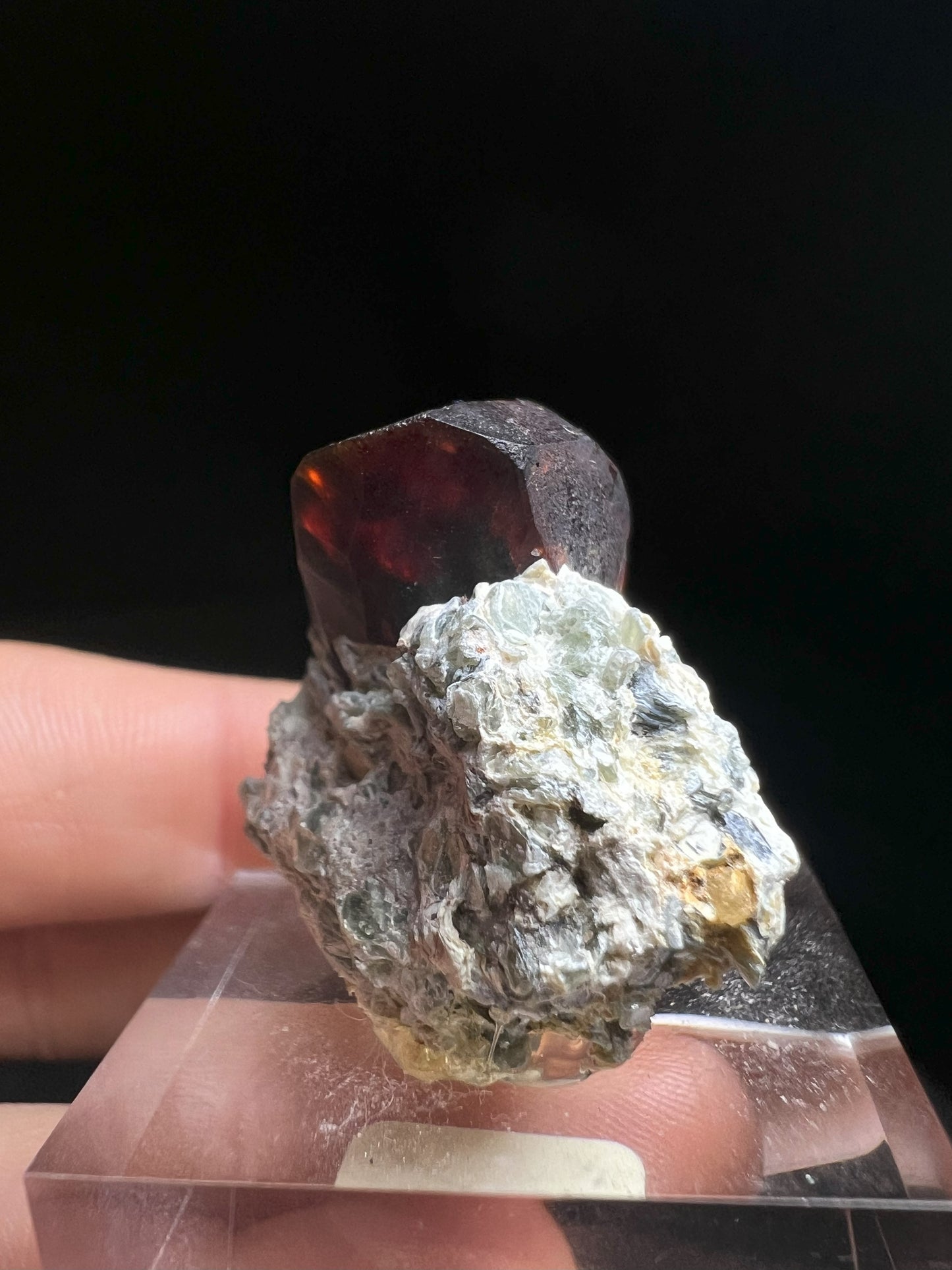 Clinohumite From Jikhan, Koksha Valley, Badakhshan Province, Afghanistan- collectors piece, home décor, gemstone, crystal