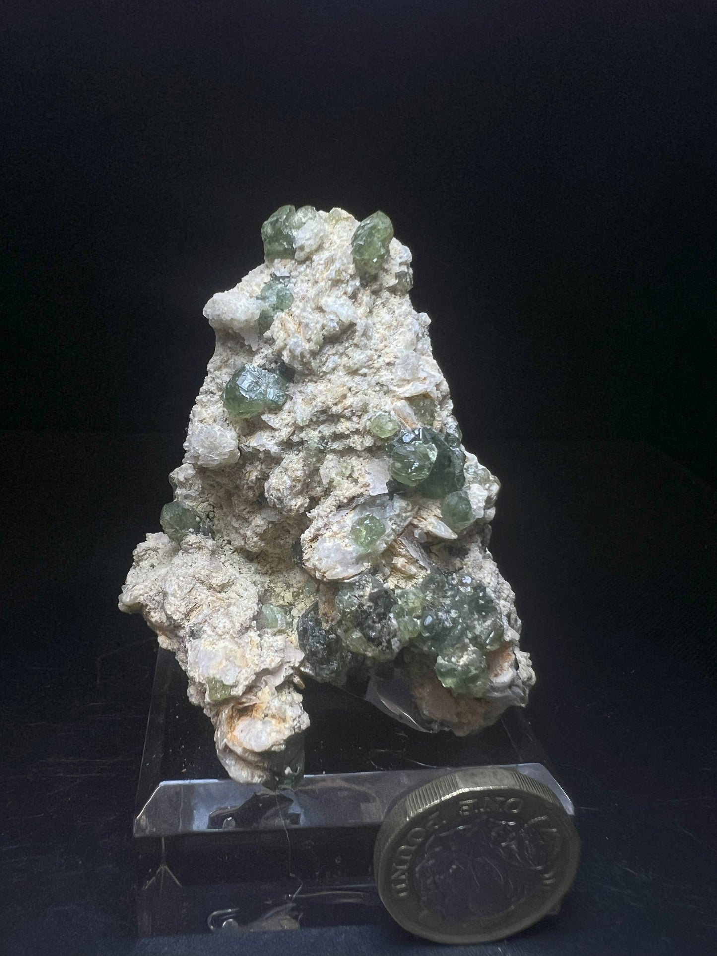 Demantoid Garnet From Madagascar- Collectors Piece, Home Décor