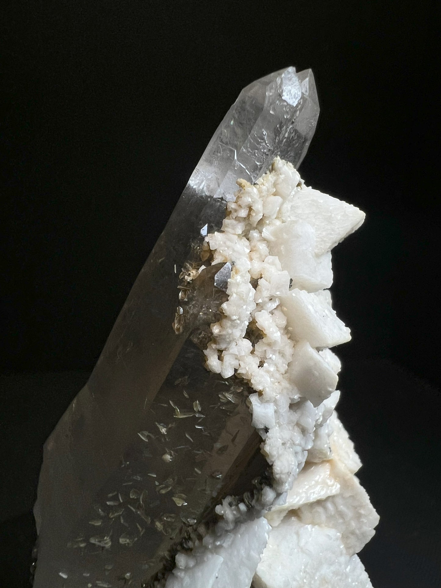 Fluorapatite Quartz, Dolomite, Mica From Panasqueira Mine, Beira Baixa, Portugal (Stand Included) Collectors Piece