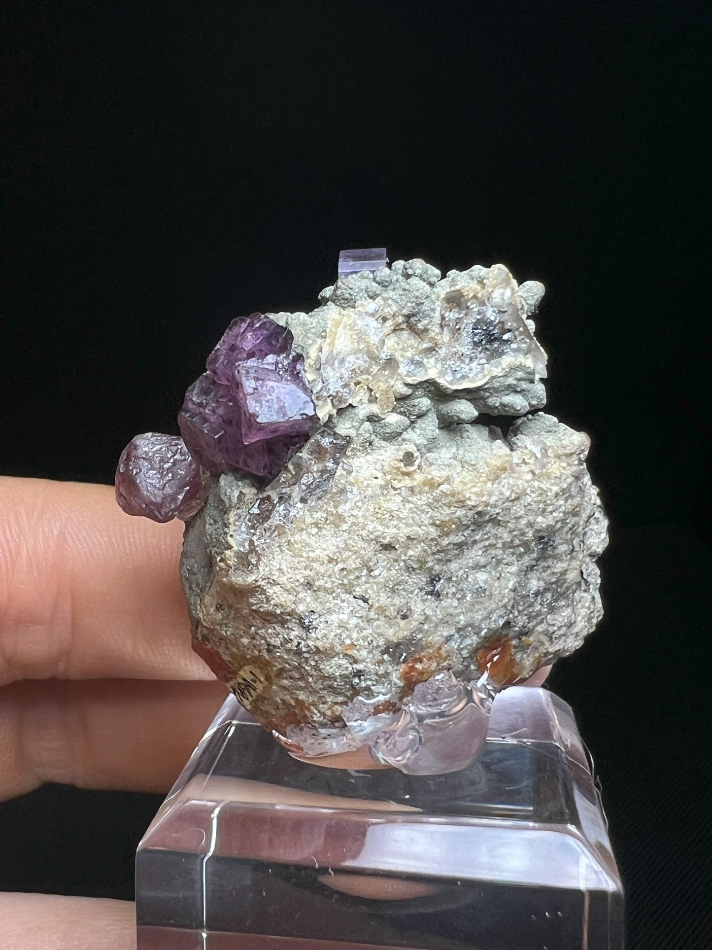 Rare Museum Quality Fluorapatite And Fluorite On Matrix From Saxony, Germany- Home Décor, Collectors Piece
