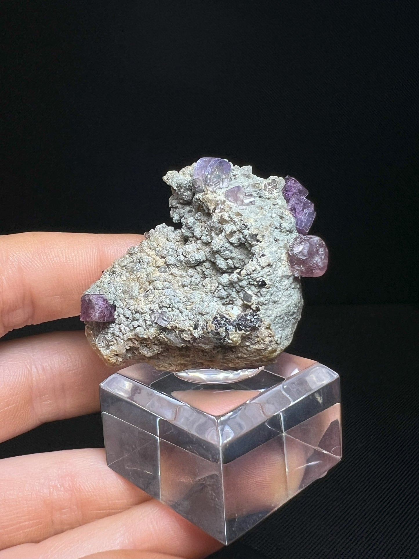 Rare Museum Quality Fluorapatite And Fluorite On Matrix From Saxony, Germany- Home Décor, Collectors Piece