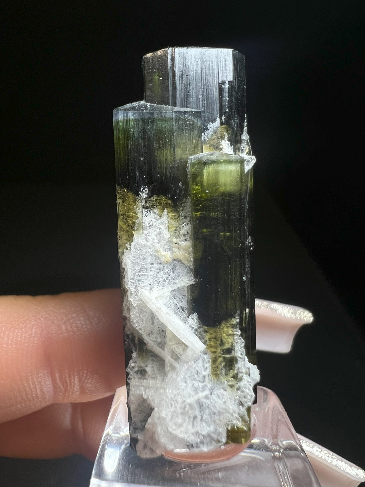Green Cap Tourmaline From Stack Nala, Pakistan- Collectors Piece, Home Décor