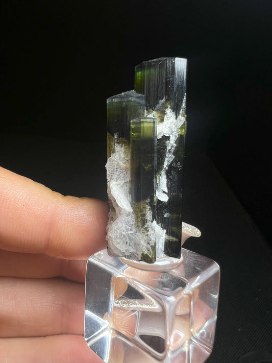 Green Cap Tourmaline From Stack Nala, Pakistan- Collectors Piece, Home Décor