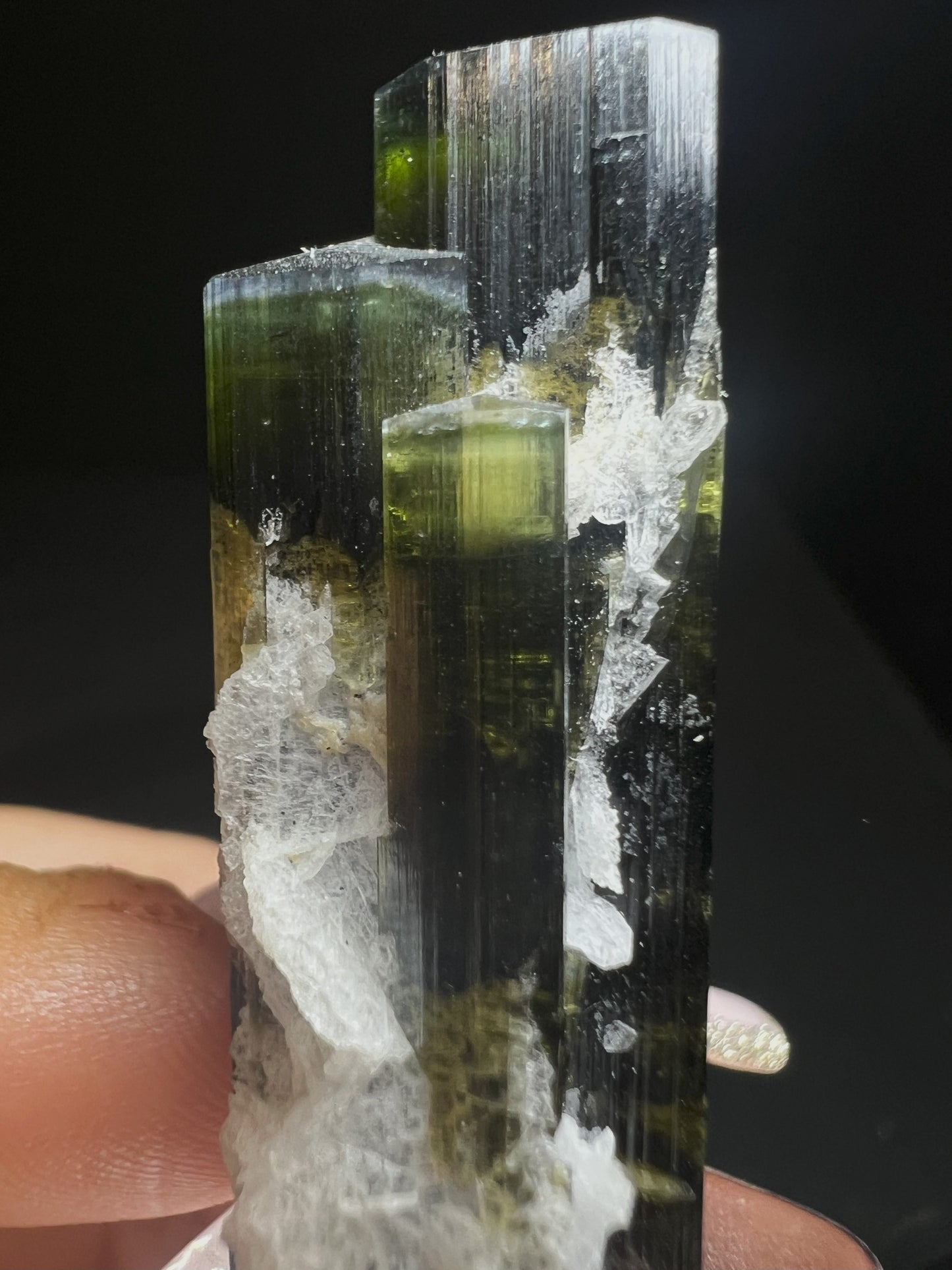 Green Cap Tourmaline From Stack Nala, Pakistan- Collectors Piece, Home Décor