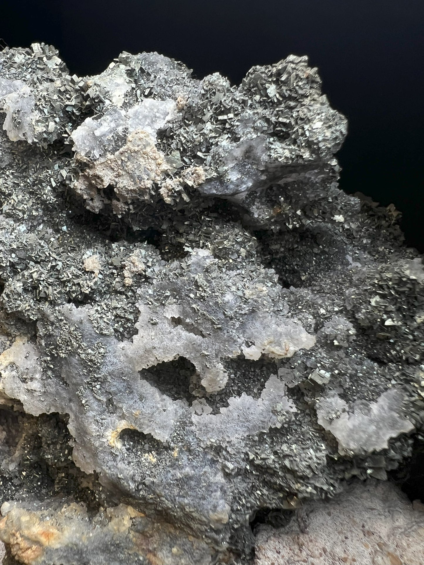 Marcasite And Chalcedony On Matrix From Indiana- Collectors Piece, Home Décor