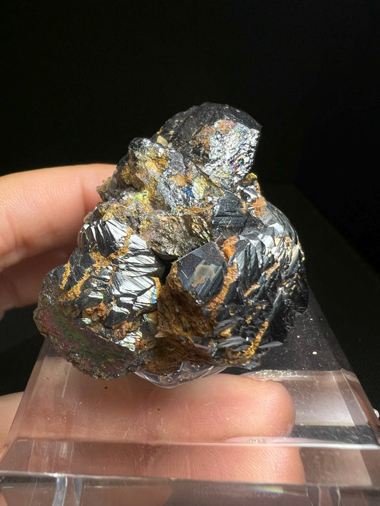 Rainbow Hematite With Quartz From Italy- Collectors Piece, Home Décor
